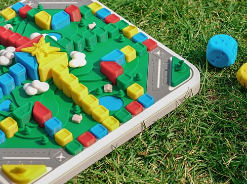 Jeu de société fait avec les bobines de filaments PLA Basic Bambu Lab