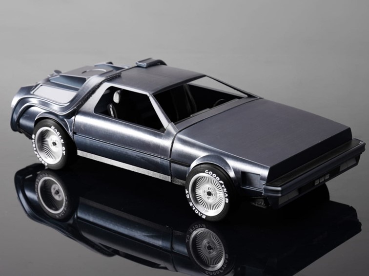Voiture miniatures faites avec les filaments PLA Silk+ Bambu Lab
