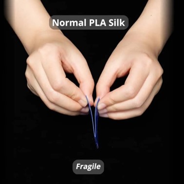 Filament PLA Silk Bambu Lab non résistant