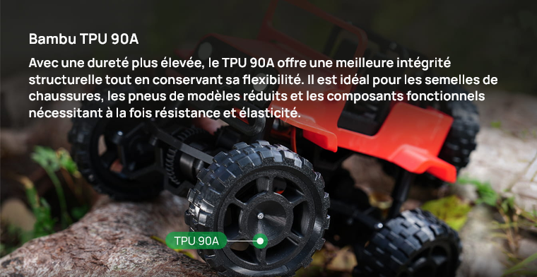 caractéristiques TPU 90A Bambu Lab