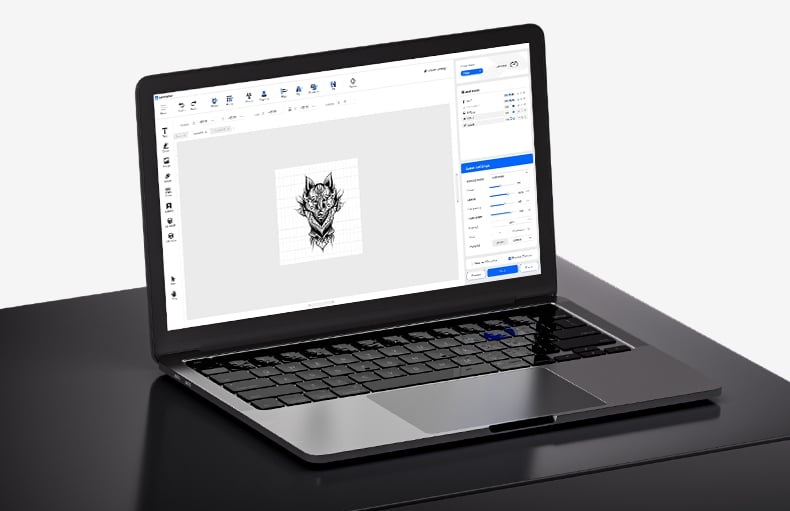 Photo de ComMarker studio sur un PC