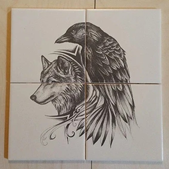 Céramique gravée au laser avec Omni X