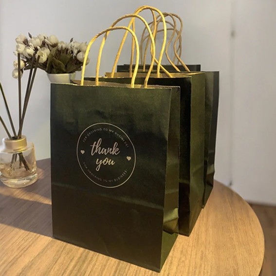 Sac en papier gravé au laser avec Omni X