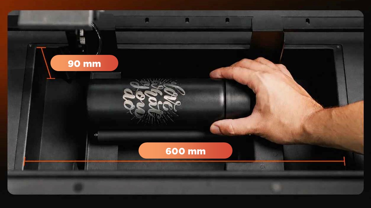 Vue de la source laser de Flux Hexa RF