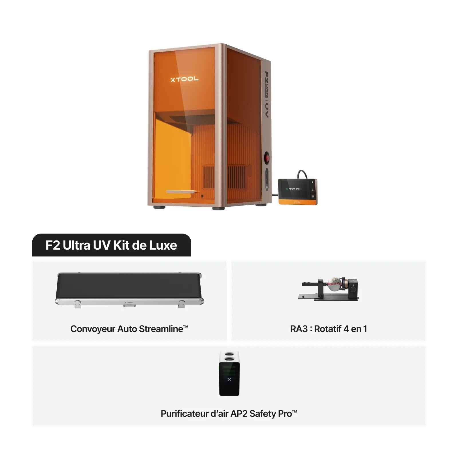 Elements inclus dans le kit deluxe bundle