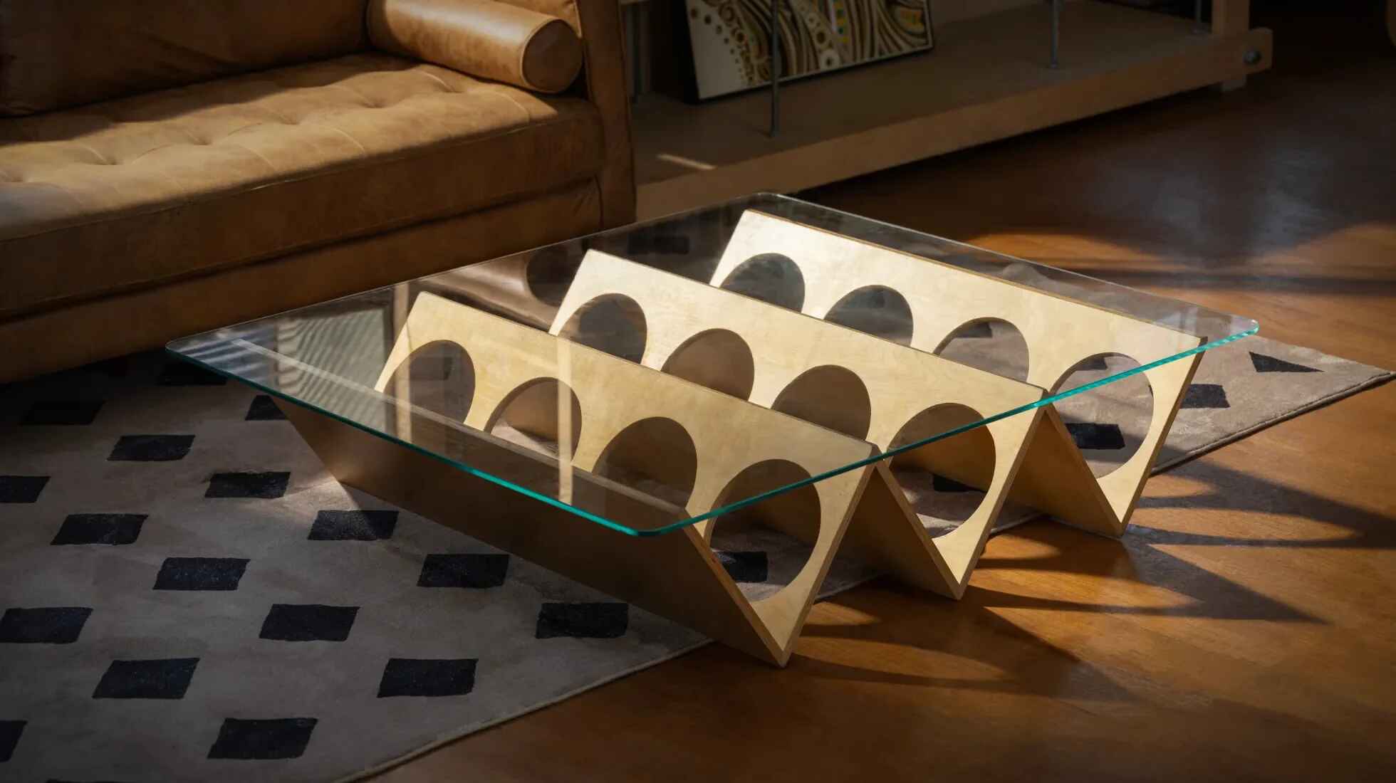Pieds de table en bois découpés avec xTool P3