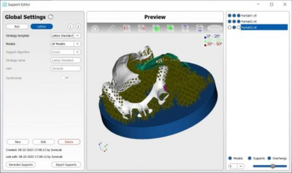 logiciel 2Build de 2one lab pour imprimantes 3d 2create 