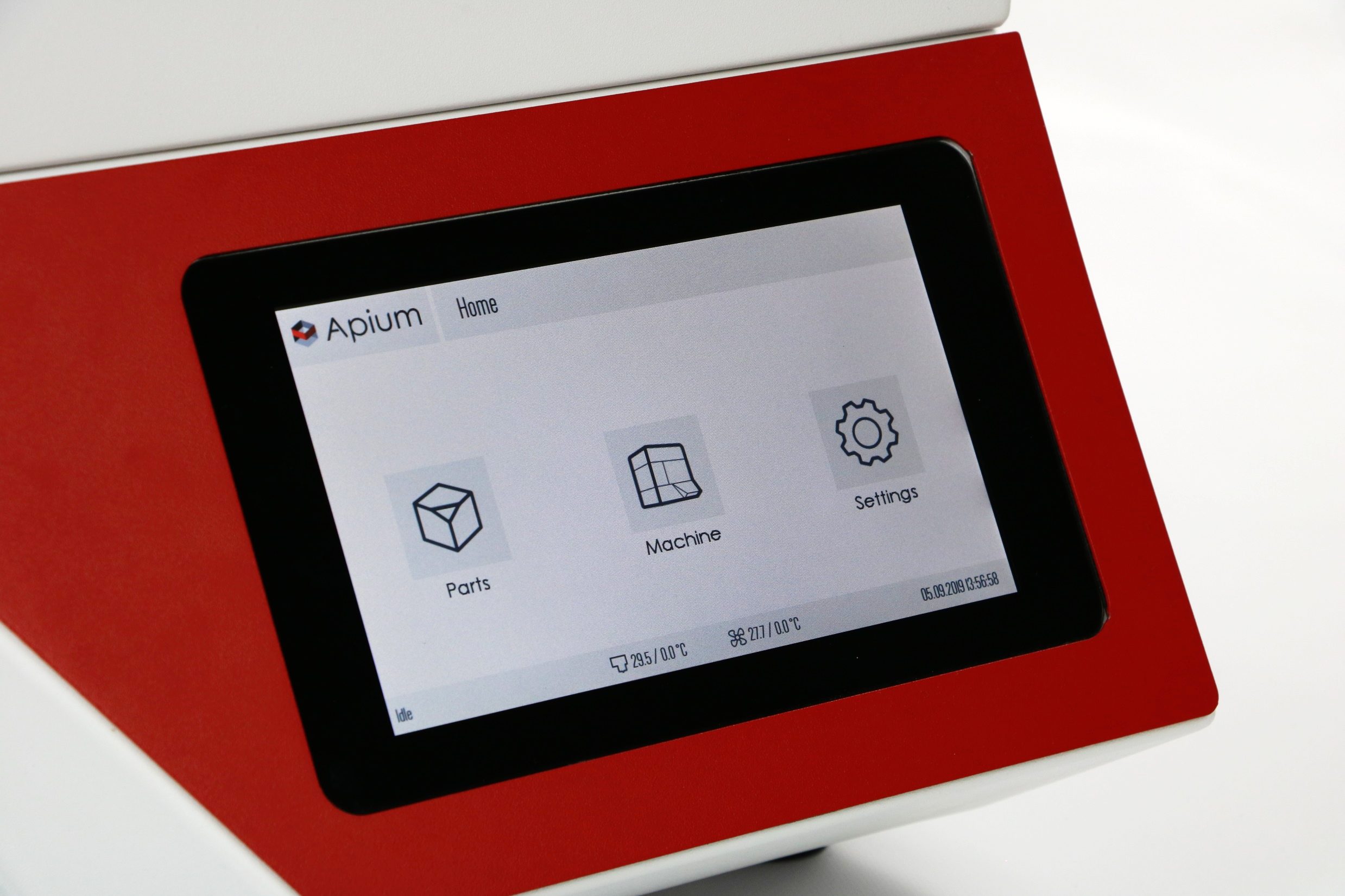 Ecran tactile de l'APIUM M220