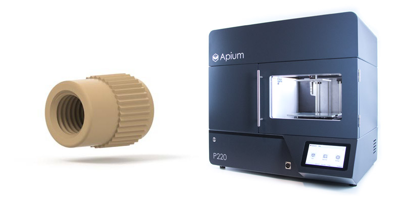 APIUM P220, Impression 3D PEEK