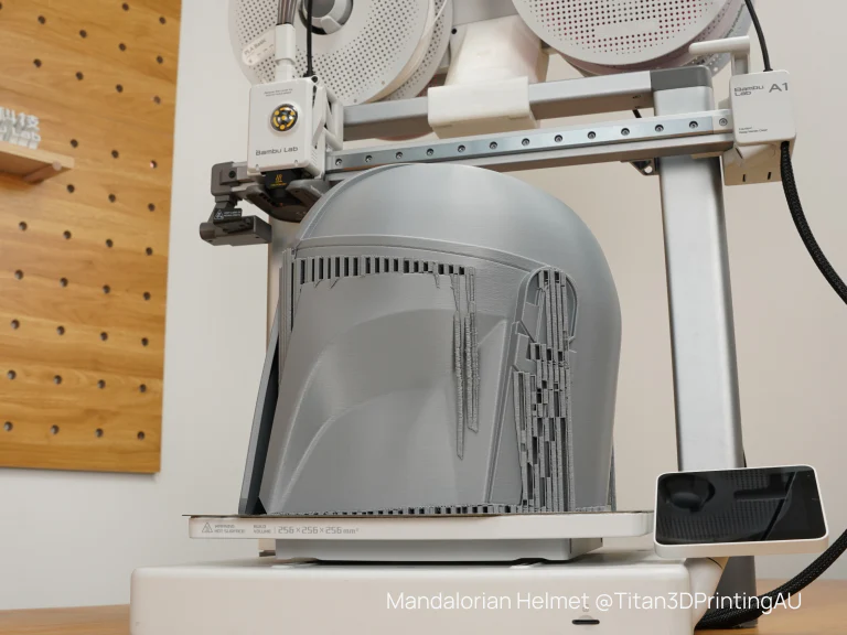 realisation d'un casque avec la A1 de Bambu Lab