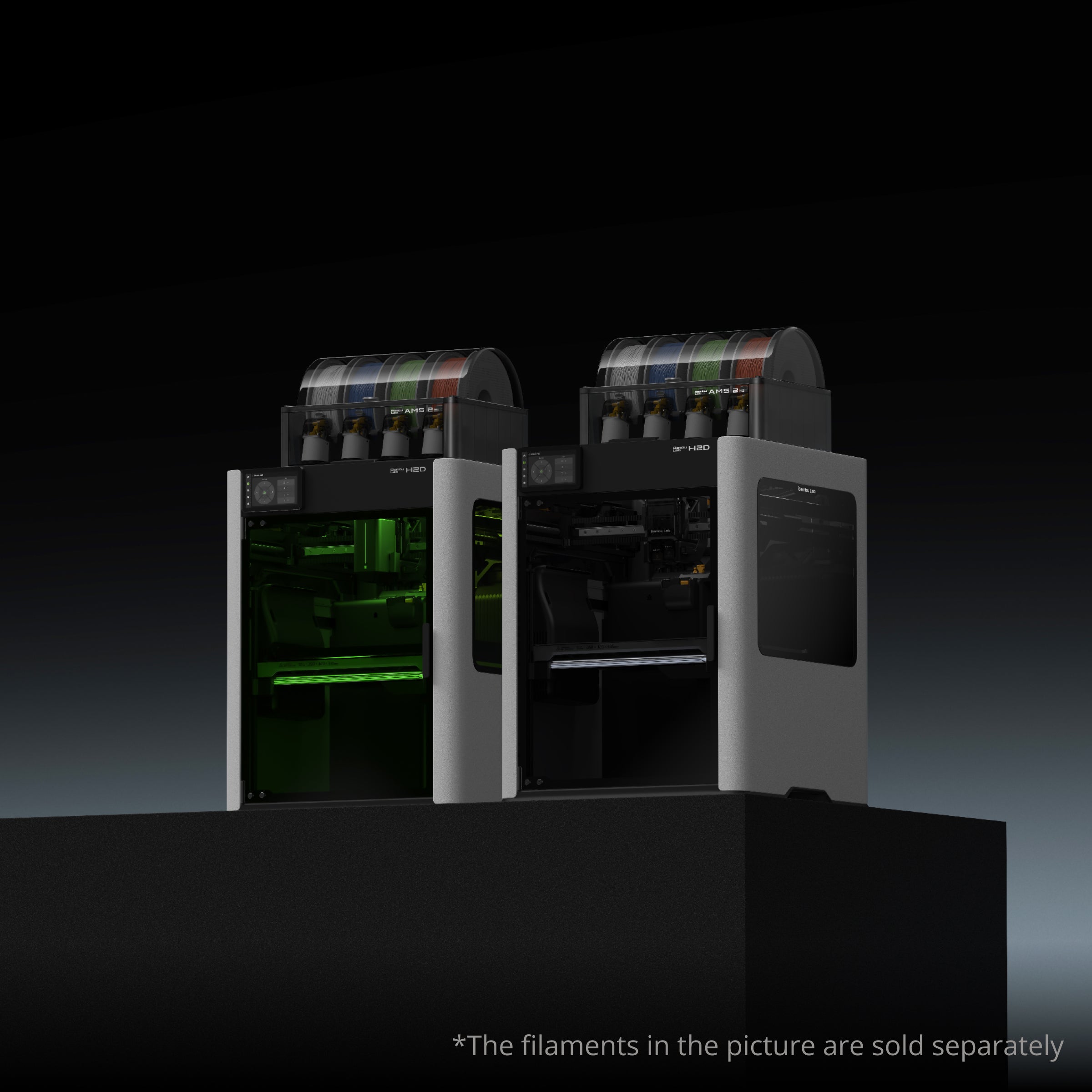 Série H2D compatible avec la AMS 2 Pro de Bambu Lab