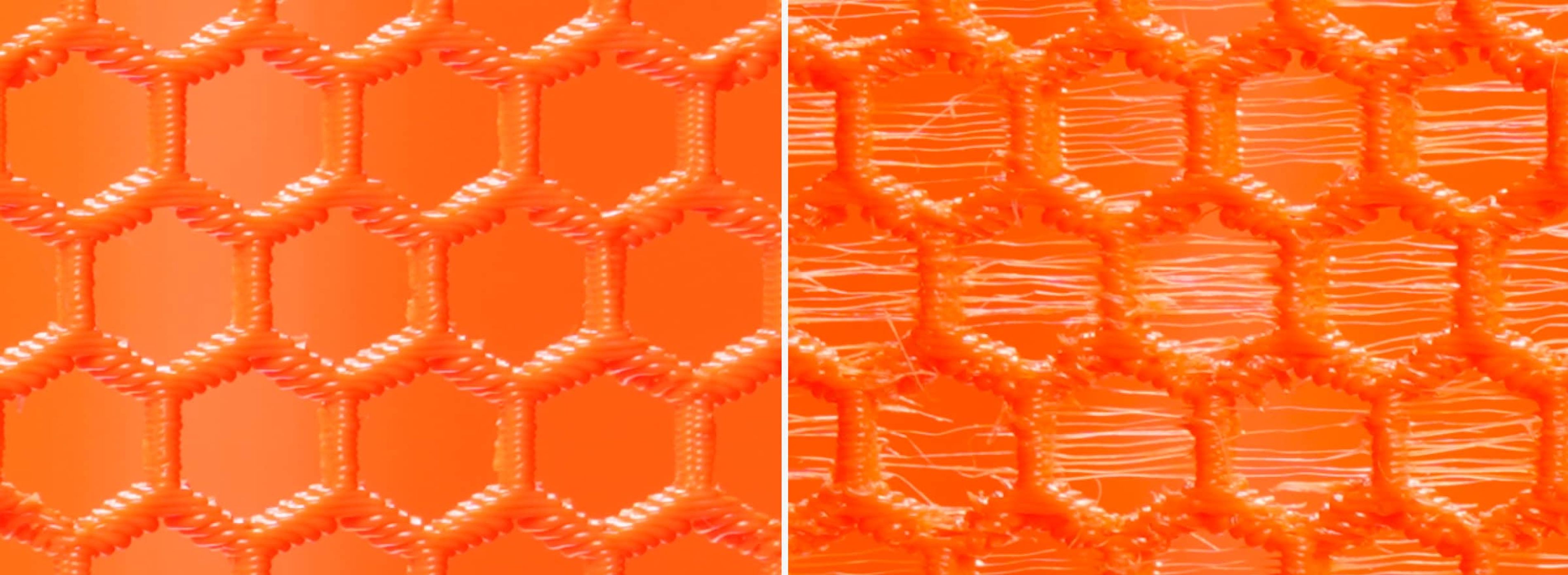 Différence sur l'impression avec des filaments sec et humides 