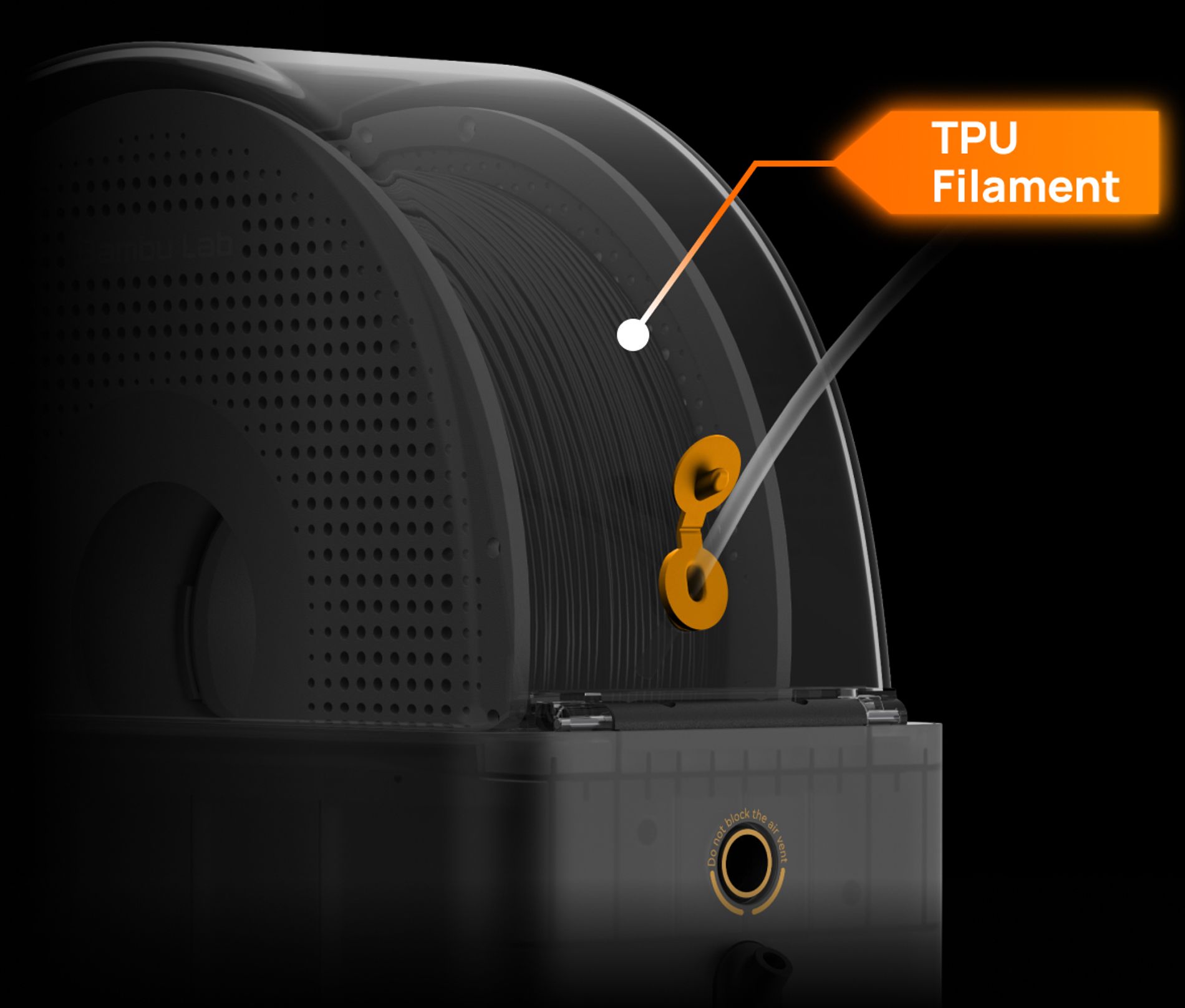 Evacuation des différent filament de la AMS HT de Bambu Lab