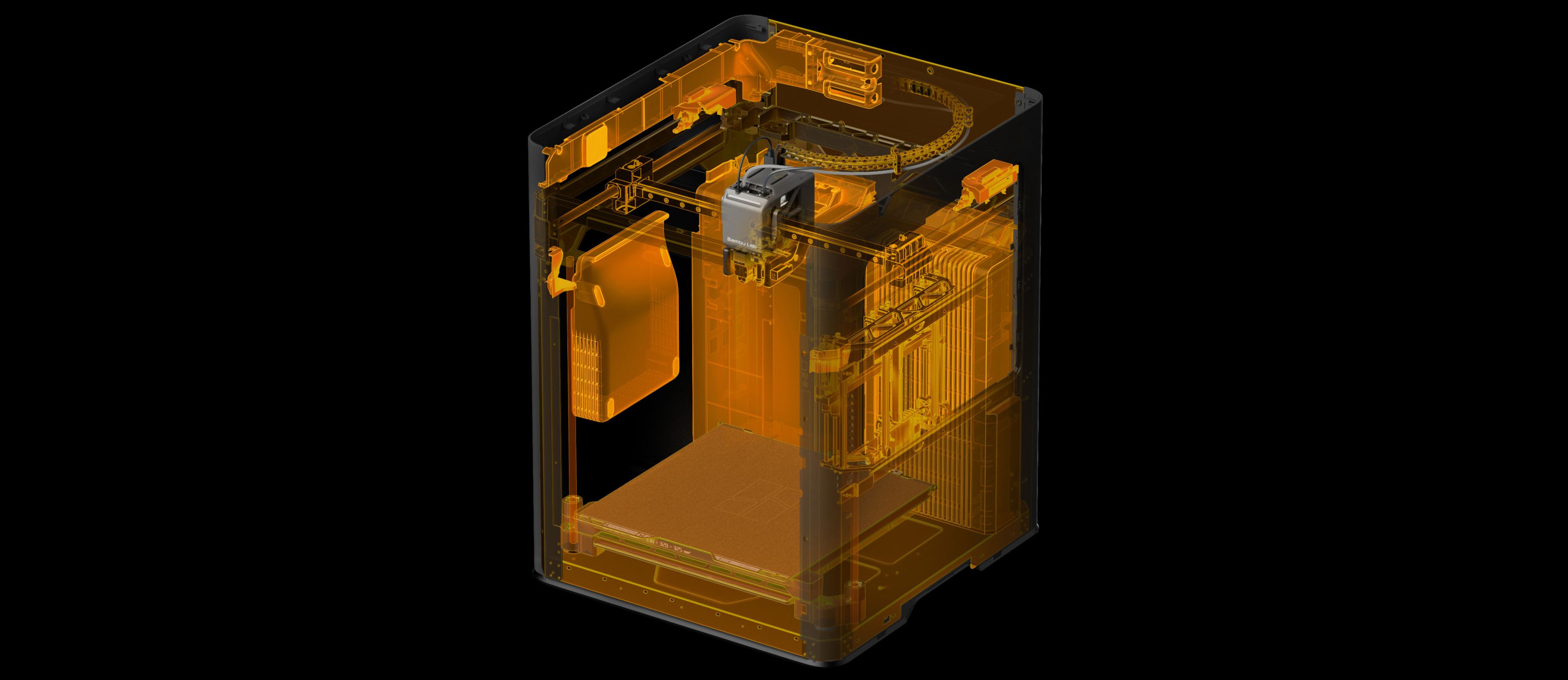module de découpe et gravure laser équipé en matériau ignifuge de la H2C de Bambu Lab