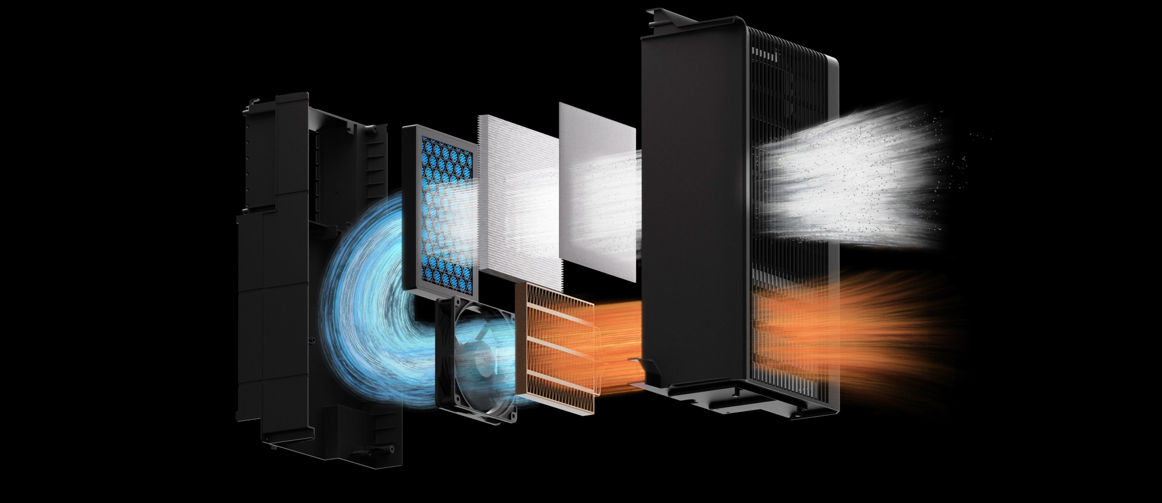 système de filtration de l'imprimante 3D la h2C de Bambu Lab