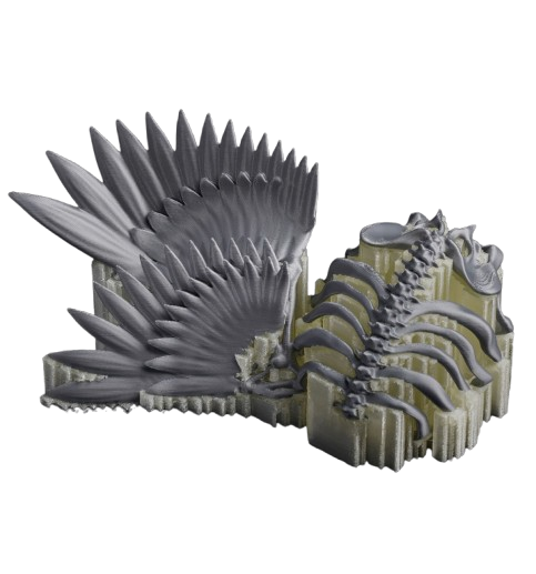 Coque d'airpods max imprimé avec la H2D Laser Full Combo de Bambu Lab