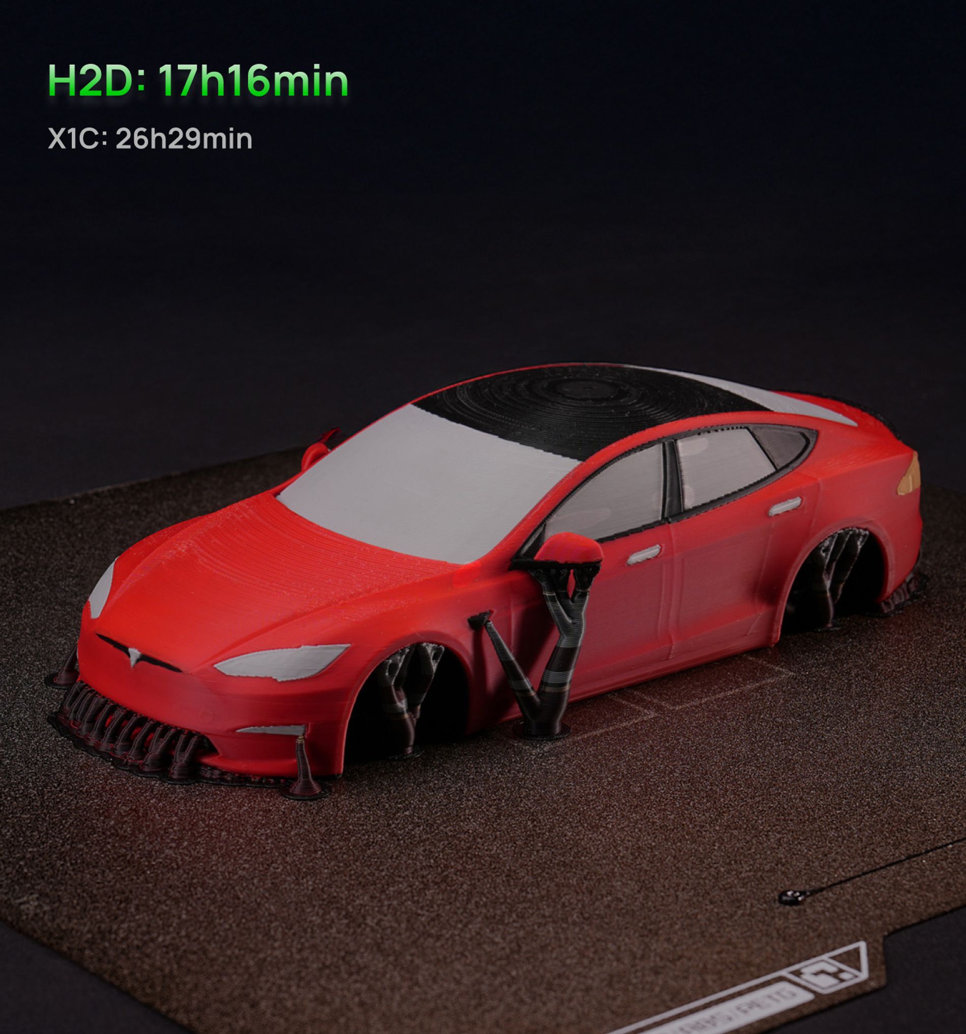 rapidité d'impression multicolore de la H2D Laser Full Combo de Bambu Lab