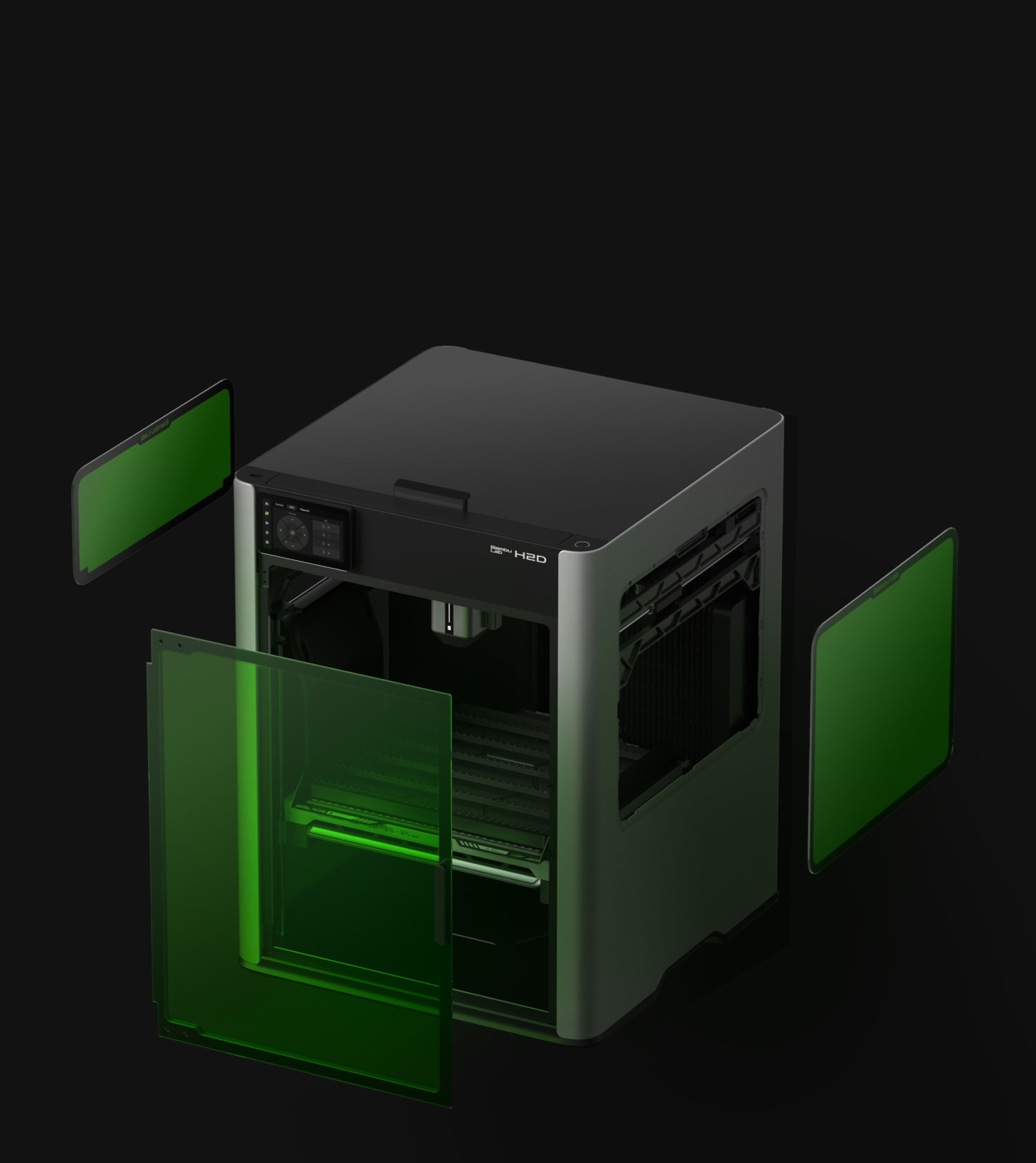 Vitre de sécurité respectant les normes pour le laser sur la H2D Laser Full Combo de Bambu Lab Vitre de sécurité respectant les normes pour le laser sur la H2D Laser Full Combo de Bambu Lab