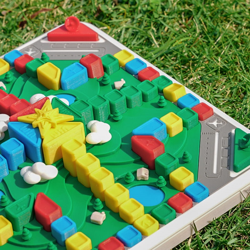 maquette circuit de voiture pour enfants imprimée en 3D avec Bambu Lab maquette circuit de voiture pour enfants imprimée en 3D avec Bambu Lab