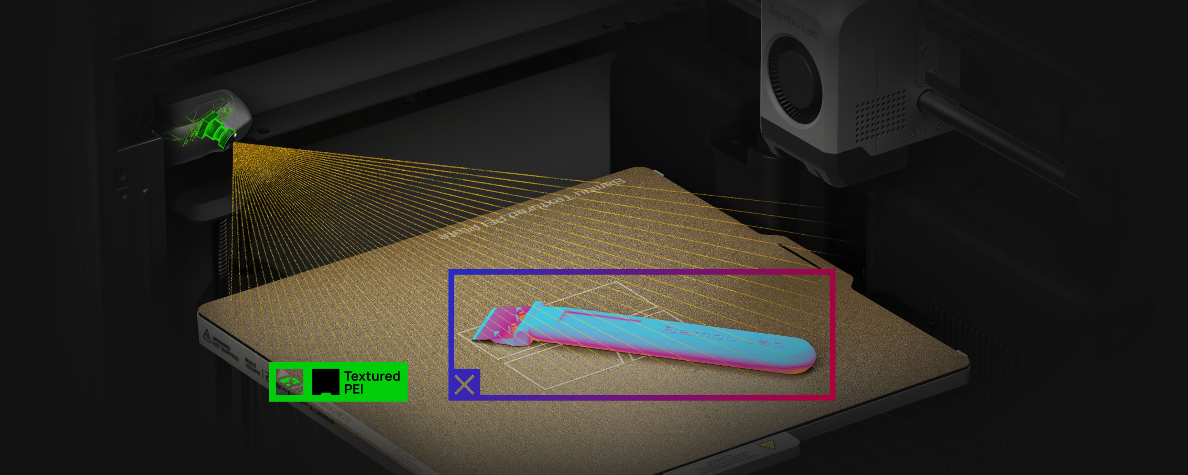 surveillance d'ia sur l'imprimante 3D P2S de Bambu Lab