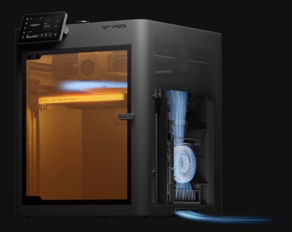 systeme de refroidissement par air frais de l'imprimante 3D P2S de Bambu Lab