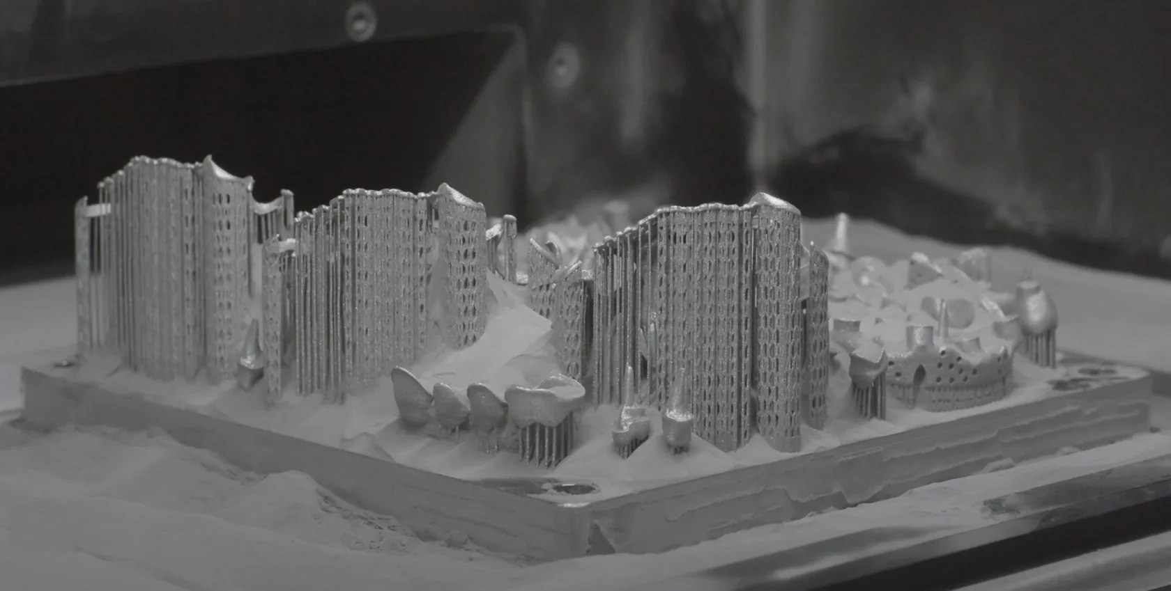 grande pièce métal imprimée avec Omni 3D