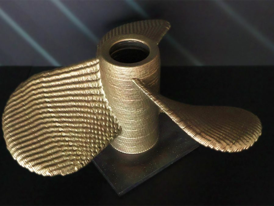 hélice marine imprimée avec le Vipra de Caracol