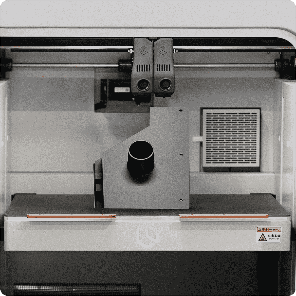 intérieure de l'imprimante 3D D1000 pro hs de creatbot