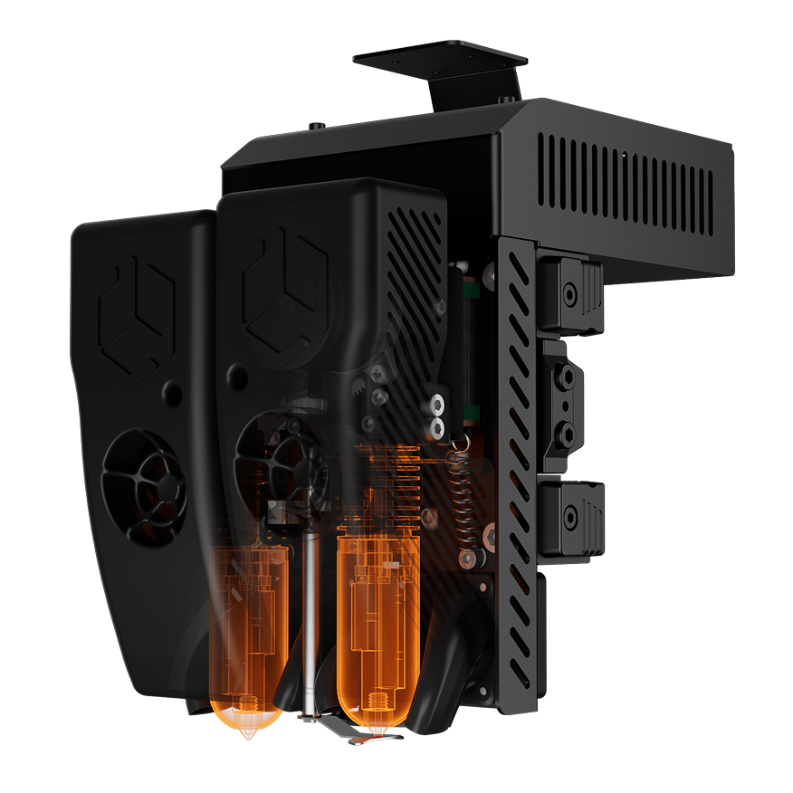 double extrudeur de la D1000 Pro HS