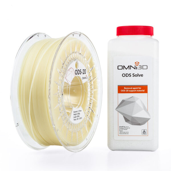 Bouteille de solvant pour filament ODS-20 et bobine du matériau
