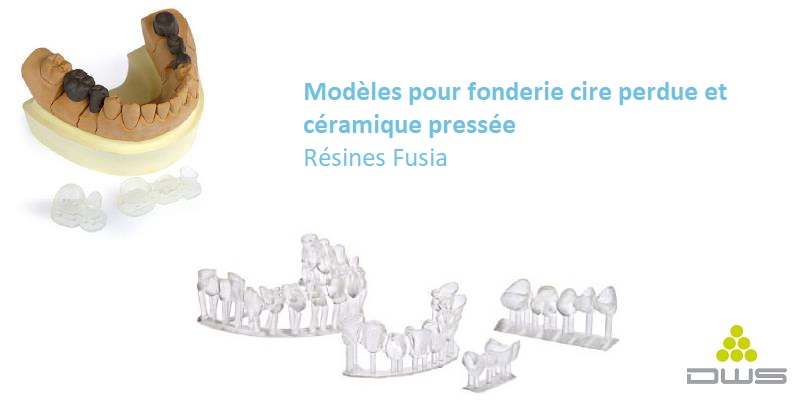 DWS XFAB 2500PD impression modèles pour fonderie