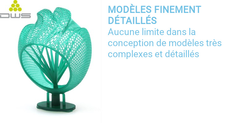 DWS XFAB 3500HD JOAILLERIE impression détaillée