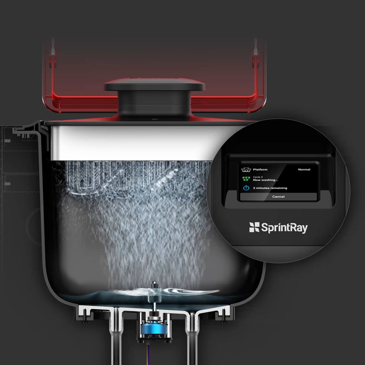 Sprint Wash/Dry système breveté