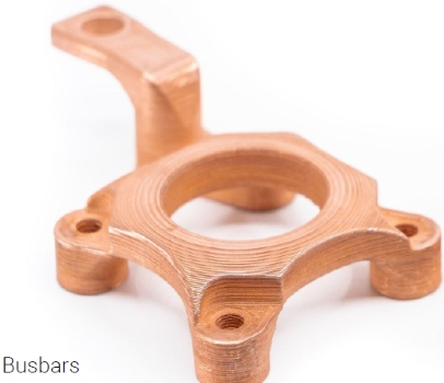 Busbar en cuivre fabriqué avec la Metal X de Markforged Busbar en cuivre fabriqué avec la Metal X de Markforged