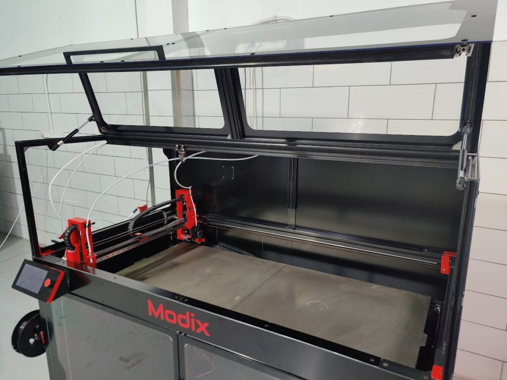 MODIX BIG-120X équipée de la double tête IDEX