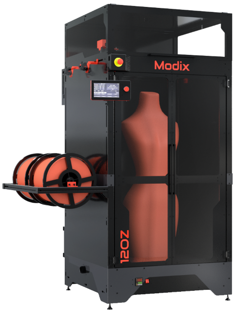 Imprimante 3D Modix BIG-120Z avec enceinte fermée optionnelle pour impression grand format