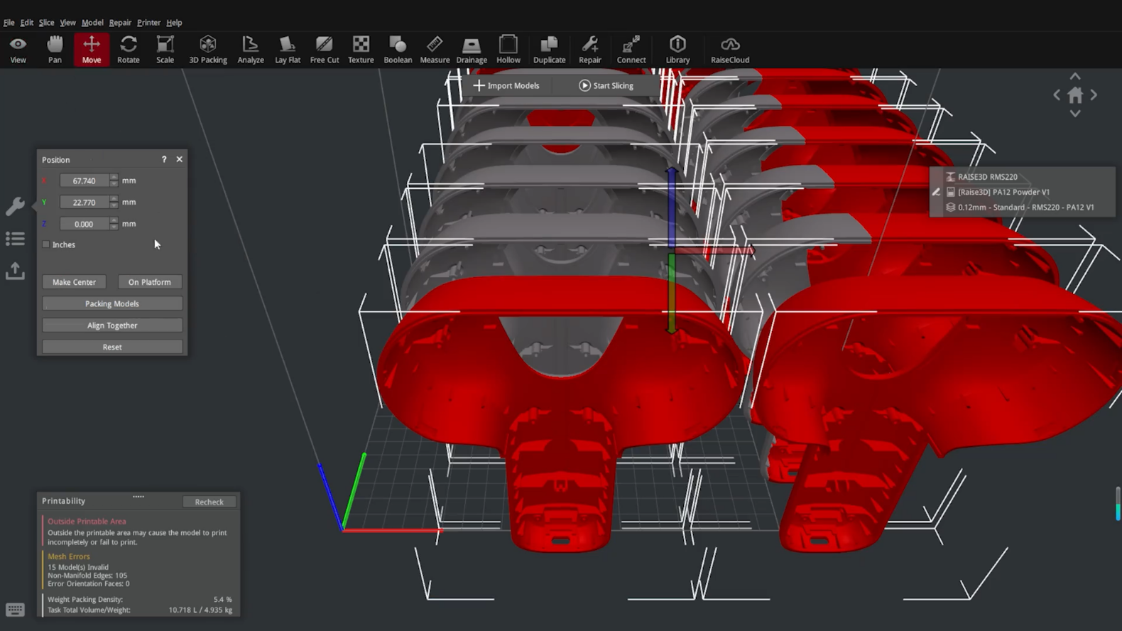 logiciel pour un flux de travail optimisé de raise3d