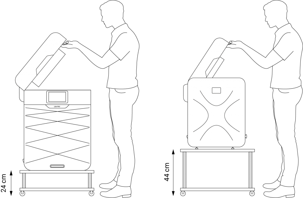 Sinterit Platform: 24cm ou 44cm