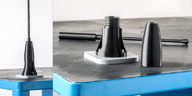 Antenne radio  imprimé en 3D avec une Ultimaker S8 Secure