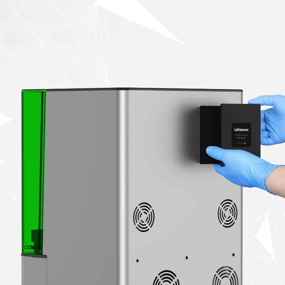 Fixation magnétique du filtre à charbon