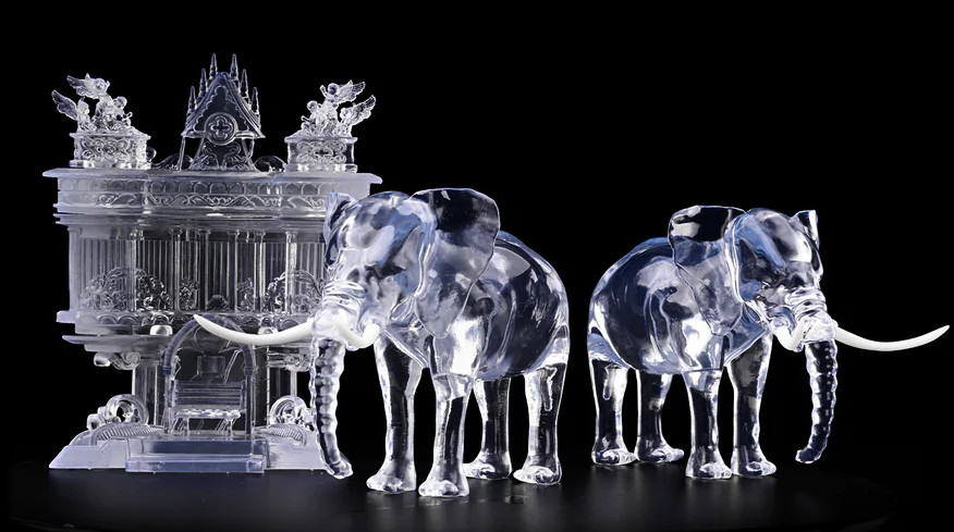 Exemple d'impressions transparentes avec les résines UniFormation