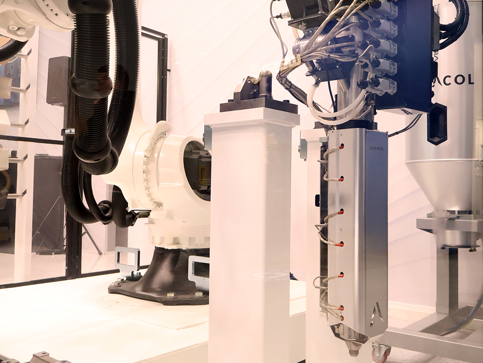 Solution Heron avec deux extrudeuses pour fabrication additive