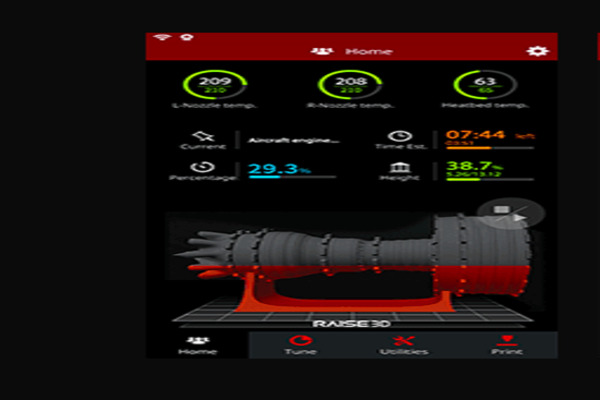 RaiseCloud pour imprimante Pro2 Plus de raise 3D