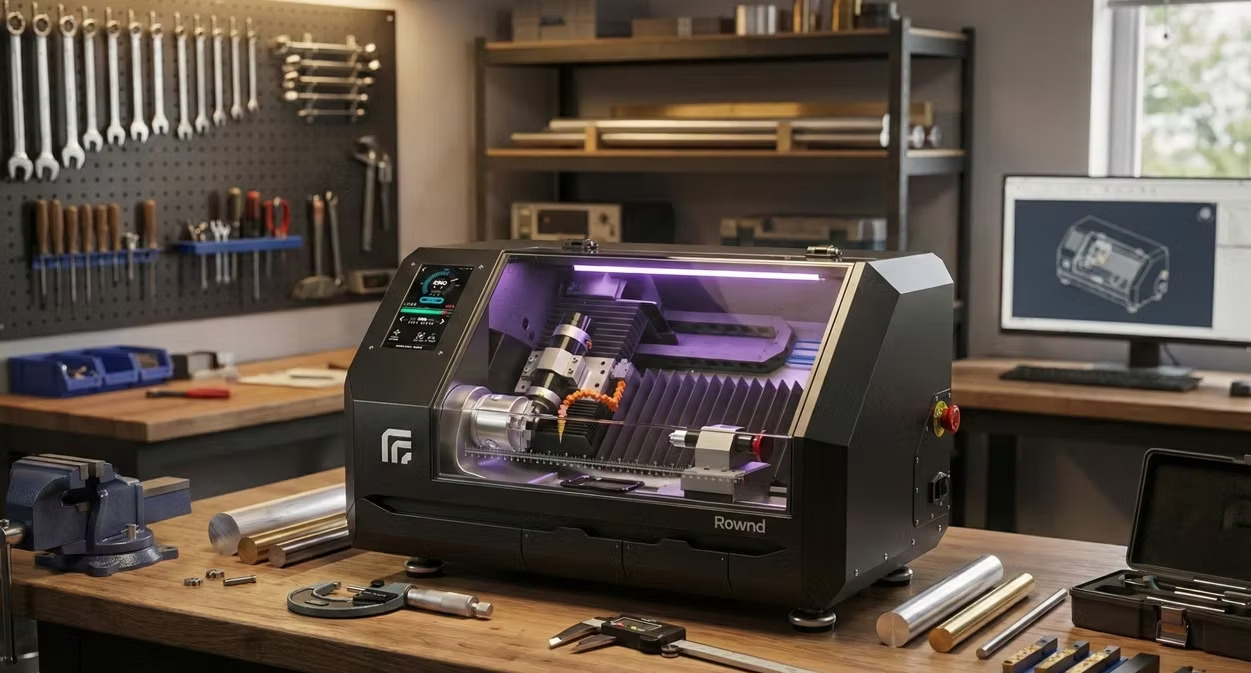 tour cnc de bureau rownd desktop