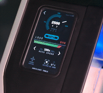 interface intuitive du tour cnc rownd desktop