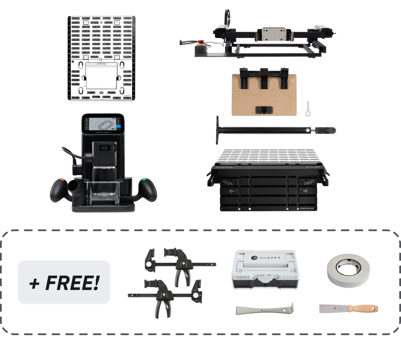 Contenu du pack Hiver 2025 Shaper Tools