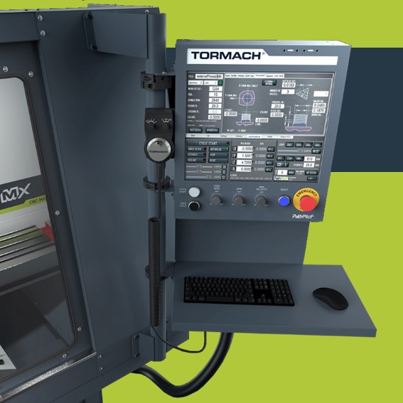 Ecran de contrôle de la Tormach 1100MX