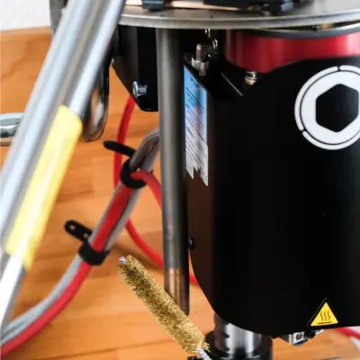 lit de la machine de decoupe laser 3015S de HG Tech 