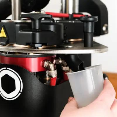 système d'evacuation de la presse à injection holimaker holipress high temp