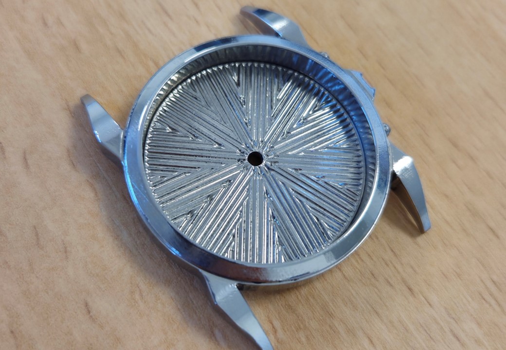 Boîtier de montre en titane usiné en 3h40
